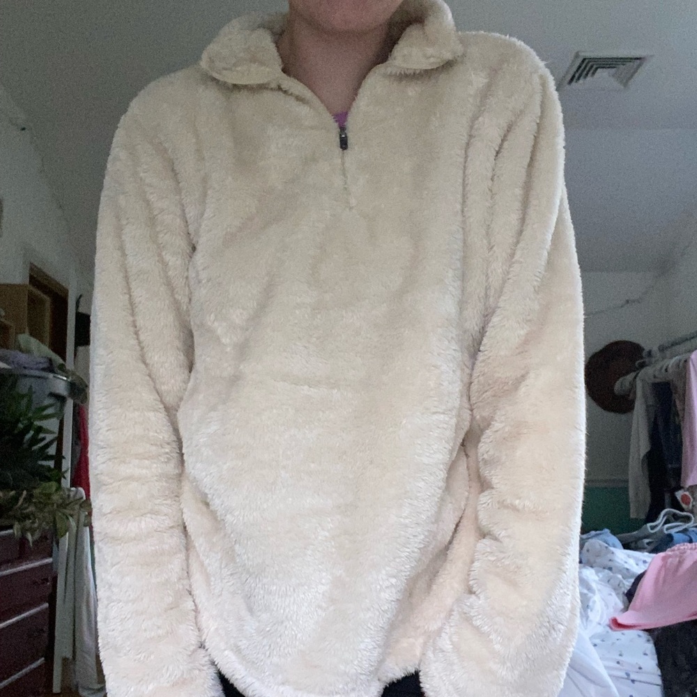 Land’s End fluffy Quarter Zip Up